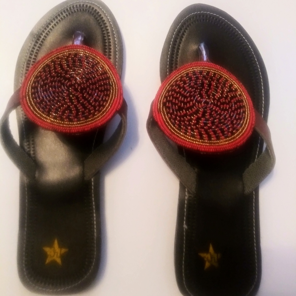 Leather sandals